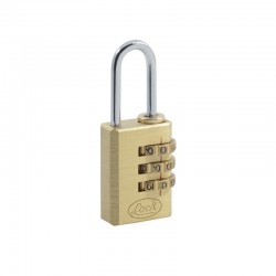 CANDADO DE COMBINACIÓN PROGRAMABLE PARA MALETA, LATÓN, 20 MM LOCK 10CA