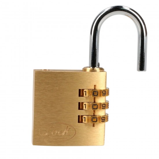 CANDADO DE COMBINACIÓN PROGRAMABLE PARA MALETA, LATÓN, 30 MM LOCK 11CA