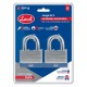 JUEGO DE CANDADOS LAMINADOS 40 MM, LLAVE ESTÁNDAR, 2 PIEZAS LOCK 16CA