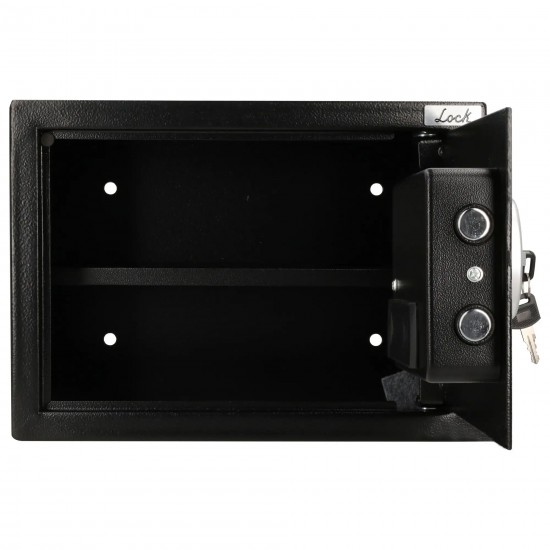 CAJA FUERTE METÁLICA MEDIANA 35 CM LOCK 35CFU