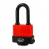 CANDADO IMPERMEABLE LARGO 40 MM, LLAVE ESTÁNDAR LOCK C25L40