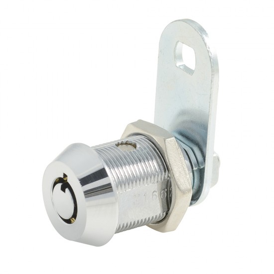 CERRADURA TUBULAR, CROMO BRILLANTE, LLAVE ESTÁNDAR, BLÍSTER LOCK L050TPCBB