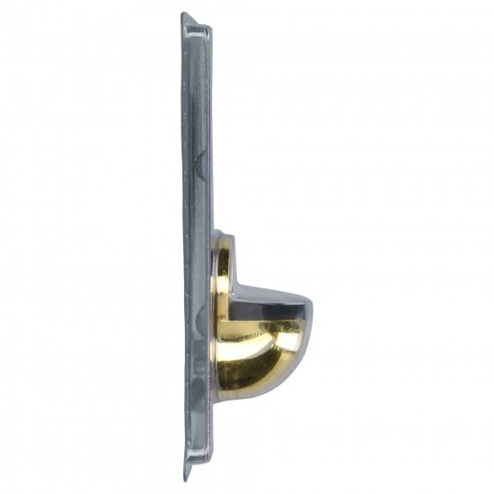 TOPE TIPO CATARINA PARA PUERTA LATÓN BRILLANTE LOCK L054LBB