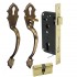 CONJUNTO CLASSIC FUNCIÓN DOBLE, LATÓN BRILLANTE, LLAVE ESTÁNDAR LOCK L119ELA