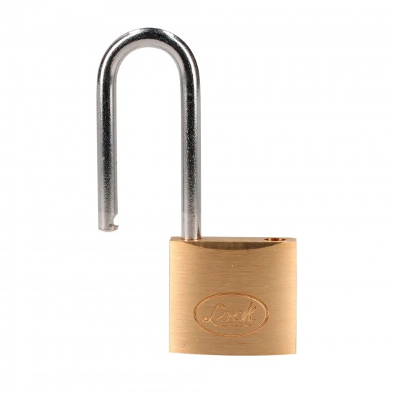 JUEGO DE CANDADOS DE LATÓN LARGOS 25 MM, LLAVE ESTÁNDAR, 2 PIEZAS LOCK L20L25EB