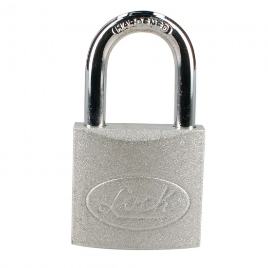 JUEGO DE CANDADOS DE ACERO LARGOS 38 MM, LLAVE ESTÁNDAR, 2 PIEZAS LOCK L22L382