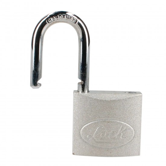 JUEGO DE CANDADOS DE ACERO LARGOS 38 MM, LLAVE ESTÁNDAR, 2 PIEZAS LOCK L22L382