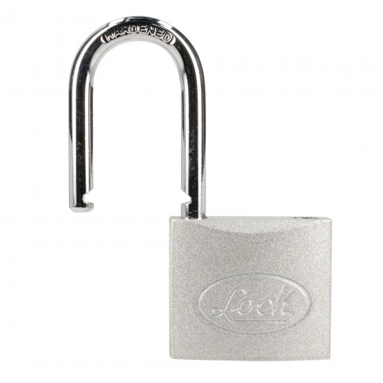 JUEGO DE CANDADOS DE ACERO LARGOS 45 MM, LLAVE ESTÁNDAR, 2 PIEZAS LOCK L22L452