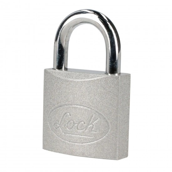 JUEGO DE CANDADOS DE ACERO CORTOS 38 MM, LLAVE ESTÁNDAR, 4 PIEZAS LOCK L22S384