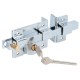 CERRADURA DE BARRA FIJA FUNCIÓN DERECHA, CROMO BRILLANTE, LLAVE ESTÁNDAR, BLÍSTER LOCK L560DCBB