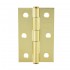 BISAGRA ALARGADA DE ACERO LATÓN BRILLANTE 1.5" X 1.46" LOCK LBA15LB