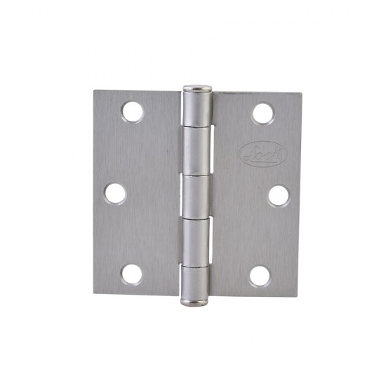 BISAGRA CUADRADA PERNO SUELTO DE ACERO NIQUEL SATINADO 2.5"X 2.5" LOCK LBC25NS