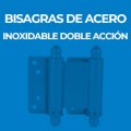 BISAGRAS DE ACERO INOXIDABLE DOBLE ACCIÓN