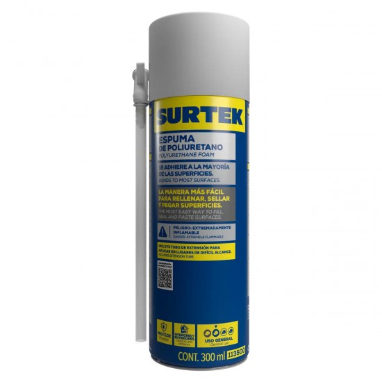 ESPUMA DE POLIURETANO 300 ML SURTEK 113500