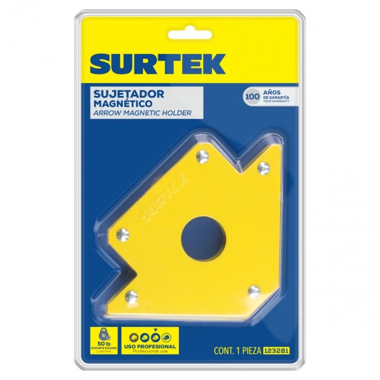 ESQUINA MAGNÉTICA PARA SOLDAR 4", 50 LB SURTEK 123281