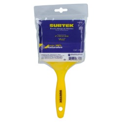 BROCHA DE CERDAS NATURALES CON MANGO PLÁSTICO 4" SURTEK 123316