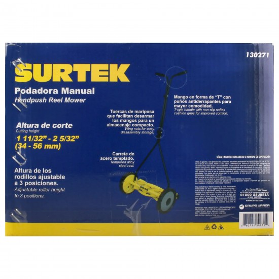 PODADORA PARA PASTO MANUAL 16" SURTEK 130271