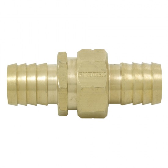 CONECTOR PARA MANGUERA DE RIEGO DE LATÓN, 3/4" MACHO-HEMBRA SURTEK 130374