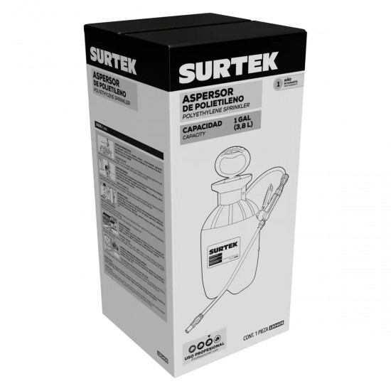 FUMIGADOR CON VARILLA Y BOQUILLA PLÁSTICA 3.8 LT SURTEK 130405