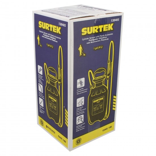 FUMIGADOR CON VARILLA Y BOQUILLA PLÁSTICA 3.8 LT SURTEK 130405