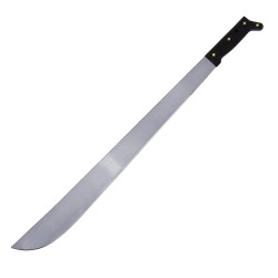 MACHETE TROQUELADO CON MANGO NEGRO RECTO 14" SURTEK 130498