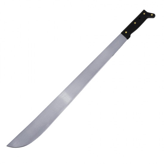 MACHETE TROQUELADO CON MANGO NEGRO RECTO 16" SURTEK 130499