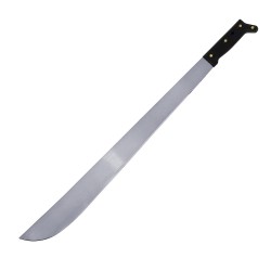 MACHETE TROQUELADO CON MANGO NEGRO RECTO 18" SURTEK 130513