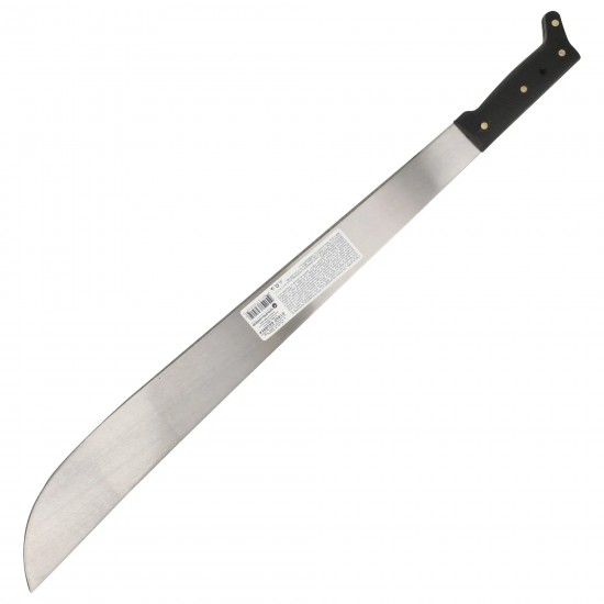 MACHETE TROQUELADO CON MANGO NEGRO RECTO 22" SURTEK 130515