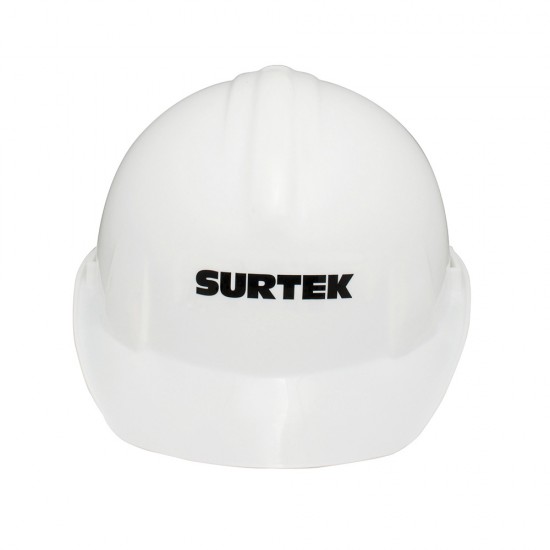 CASCO DE SEGURIDAD CON AJUSTE DE INTERVALOS, COLOR BLANCO SURTEK 137310