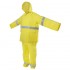 JUEGO DE TRAJE IMPERMEABLE CON REFLEJANTE DE DOS PIEZAS COLOR AMARILLO TALLA CHICA SURTEK 137615