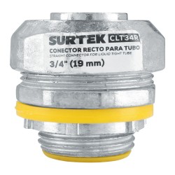 CONECTOR RECTO PARA TUBO LIQUID TIGHT 3/4" SURTEK CLT34R