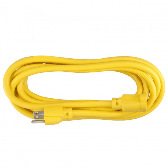 EXTENSIÓN ELÉCTRICA USO EXTRA RUDO ATERRIZADA COLOR AMARILLO, 10 M SURTEK EEX10