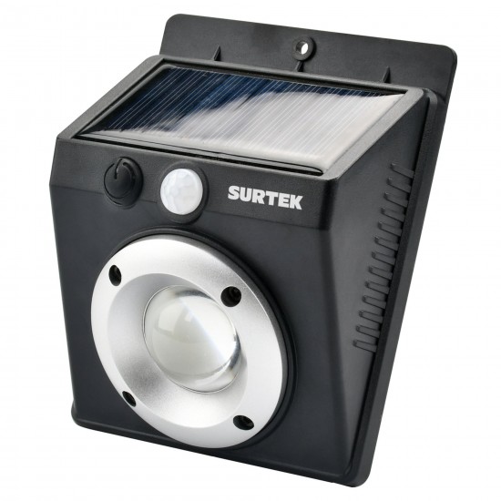 LUMINARIO DE LED SOLAR CON SENSOR DE 400 LM SURTEK LS4C