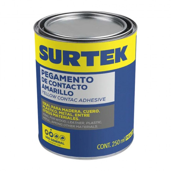 PEGAMENTO DE CONTACTO AMARILLO 250 ML SURTEK PEA25