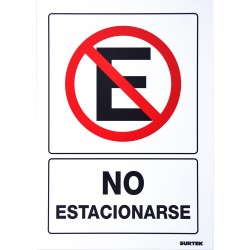 SEÑAL "NO ESTACIONARSE" SURTEK SES43