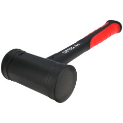 MAZO DE GOLPE SECO TAPAS FIJAS CON MANGO RUBBER GRIP DE 11-31/32", 45 OZ URREA 1445FG