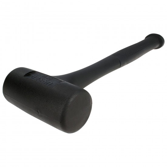 MAZO DE GOLPE SECO TAPAS FIJAS DE ALTO IMPACTO CON MANGO RUBBER GRIP DE 12-1/8", 52 OZ URREA 1452G