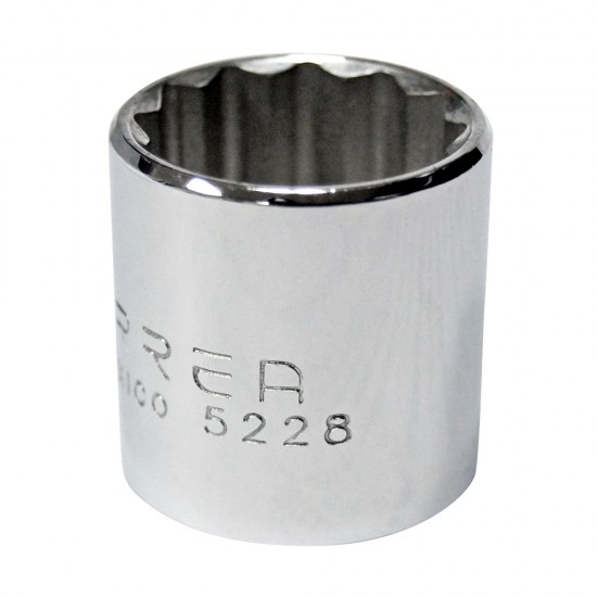 DADO CUADRO DE 3/8", 12 PUNTAS, EN PULGADAS, 7/8" URREA 5228