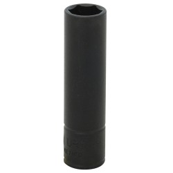 DADO DE IMPACTO LARGO CUADRO DE 1/4", 6 PUNTAS, MÉTRICO, 13 MM URREA 6513HM