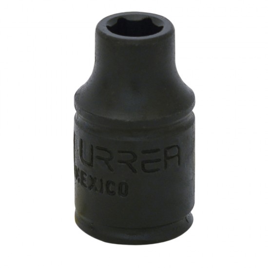 DADO DE IMPACTO CUADRO DE 1/4", 6 PUNTAS, MÉTRICO, 5 MM URREA 6905M