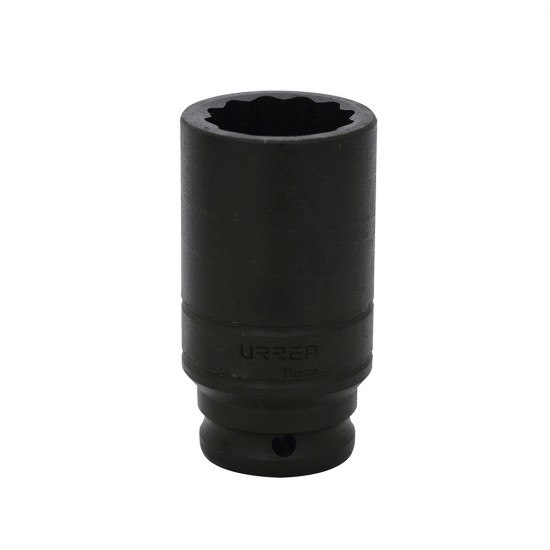 DADO DE IMPACTO LARGO CUADRO DE 1/2", 12 PUNTAS, MÉTRICO, 16 MM URREA 7316MT