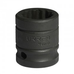 DADO DE IMPACTO CUADRO DE 1/2", 12 PUNTAS, MÉTRICO, 23 MM URREA 7423MT