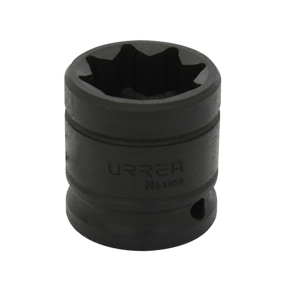 DADO DE IMPACTO CUADRO DE 1/2", 8 PUNTAS, EN PULGADAS, 3/4" URREA 7424S