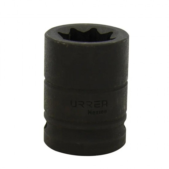 DADO DE IMPACTO CUADRO DE 3/4", 8 PUNTAS, EN PULGADAS, 1-1/8" URREA 7518S