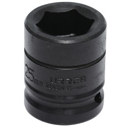 DADO DE IMPACTO CUADRO DE 3/4", 6 PUNTAS, MÉTRICO, 25 MM URREA 7525M