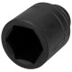 DADO DE IMPACTO LARGO CUADRO DE 3/4", 6 PUNTAS, EN PULGADAS, 1-13/16" URREA 7529L