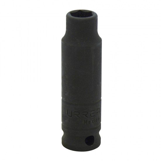 DADO DE IMPACTO LARGO CUADRO DE 3/8", 6 PUNTAS, EN PULGADAS, 7/16" URREA 7714H