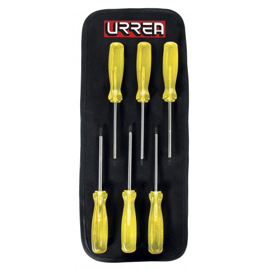 JUEGO DE 6 DESTORNILLADOR ÁMBAR PUNTA TORX® URREA 93W 