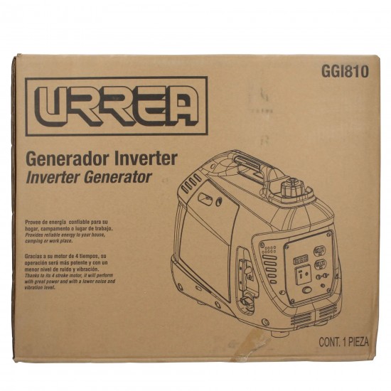 GENERADOR A GASOLINA INVERTER 1000 W URREA GGI810