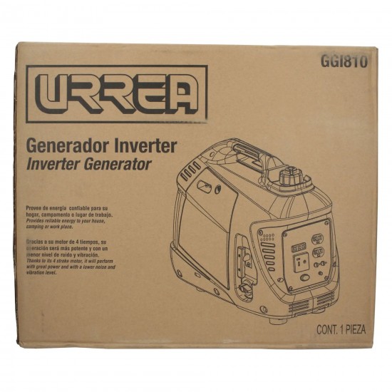 GENERADOR A GASOLINA INVERTER 1000 W URREA GGI810